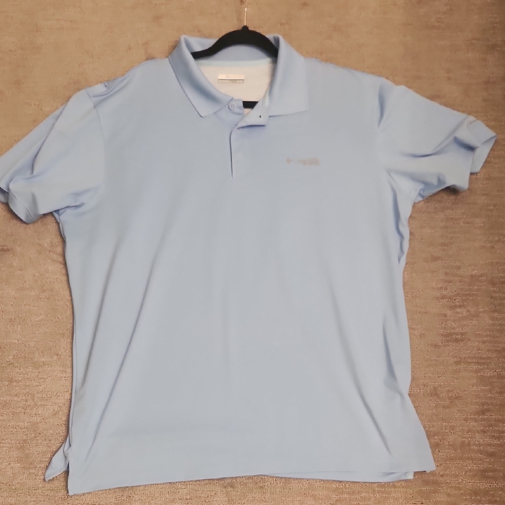 Columbia Men's Sky Blue Polo Shirt